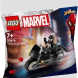 Set de construcție supereroi motocicleta Venom
