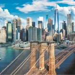 Puzzle 1000 piese Podul Brooklyn, New York, SUA