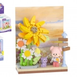 Mini set de construcție KOCO scenă florală