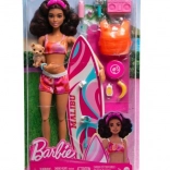 Barbie surferiță cu accesorii de plajă