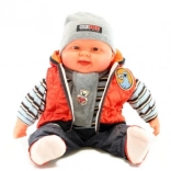 Bebeluș mare - băiat - vestă portocalie