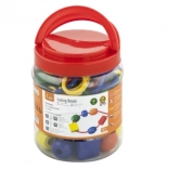 Mărgele din lemn de înșirat pentru mână – extra mari