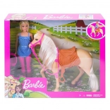 Set călărie Barbie cu cal și cască