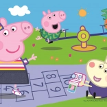 Minipuzzle 54 piese PEPPa PIG – Zi fericită