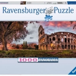 Puzzle panoramic Ravensburger 1000 piese - Colosseum la apus