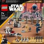 lego star wars pachet de luptă cu soldați clonă și droizi de luptă
