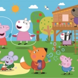 Puzzle Trefl Șvinka Peppa 24 Maxi Distracție pe pajiște