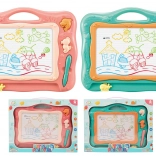 Tabelă magnetică de desen pentru copii cu stilou și ștampile