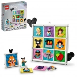 LEGO Disney – 100 de ani de animații iconice colaj de perete set