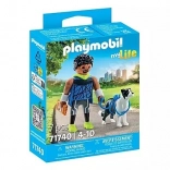 Playmobil My Life alergător cu border collie