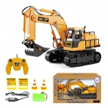 Excavator mare cu telecomandă pe șenile cu 7 funcții și sunet
