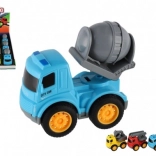 Set de mașinuțe de construcții cu mecanism cu inerție 9 cm – 4 tipuri