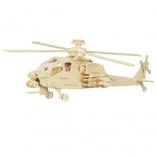 Woodcraft puzzle 3D din lemn – elicopter Apache