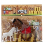 Set căluți plastic și catifea