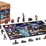 Puzzle de lemn New York noaptea