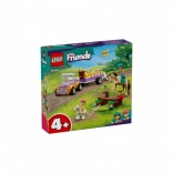 LEGO FRIENDS remorcă pentru cal și ponei – set de construit 4+