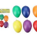 Ouă decorative colorate din plastic pentru agățat 6 cm