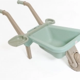 DOLONI roabă pentru copii cu lopățică EKO verde