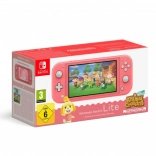 Nintendo Switch Lite coral cu jocul Animal Crossing: New Horizons