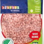 Mărgele termoadezive PLAYBOX – nuanțe piersică și culoarea pielii, 1000 buc.