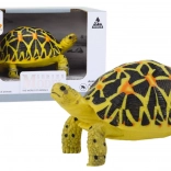 Figurină de colecție realistă – broască țestoasă, galbenă și neagră