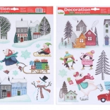Decorațiuni de fereastră de Crăciun 41 × 29 cm
