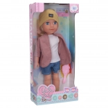Păpușă cu pieptene 35 cm