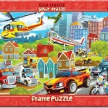 ART PUZZLE Puzzle Transport în oraș 48 piese
