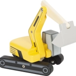 Excavator din lemn cu șenile Small Foot