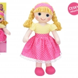 Păpușa de cârpă cântătoare Míša Růžičková 55 cm