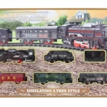 Traseu de trenuleț cu baterii pentru copii