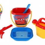 Set pentru nisip CARS 5 piese în plasă Wader