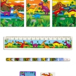 Set de scris cu motiv dinozauri