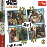 Puzzle 4în1 STAR WARS: THE MANDALORIAN