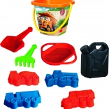 Set de nisip DINO TATRA în canistră – 9 piese