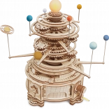 Model mecanic din lemn al sistemului solar ROKR Orrery puzzle 3D