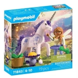 Set cu figurină Princess Magic Unicornița Lucky Lavender cu zână