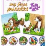 Primul meu puzzle familii de animale Ravensburger