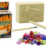 Mini set arheologic Unelte pentru excavarea cristalelor