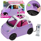 Mașină Cabrio pentru Barbie cu stație electrică