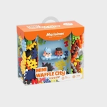 Klocki waffle mini – căsuță 148 piese