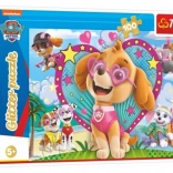 Puzzle Eroi în Pijamale Skye Glitter Trefl 100 piese