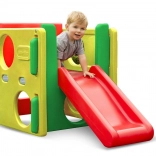 Little Tikes Jr. Activity Gym – cățărătoare naturală pentru exterior și interior cu tobogan