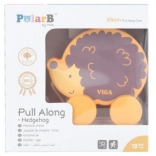 Jucărie de tras din lemn în formă de arici