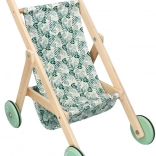 Cărucior ușor din lemn pentru păpuși