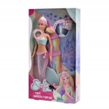 Păpușa Steffi Sirenă cu Coadă Luminoasă Magică