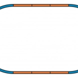 Piko terasament pentru setul de șine A – oval de bază H0