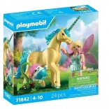 Playmobil Princess Magic Unicornul Sunshine Blossom cu zâna
