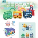 Tren educațional cu vagoane și încuietori