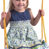 Leagăn de lemn pentru copii